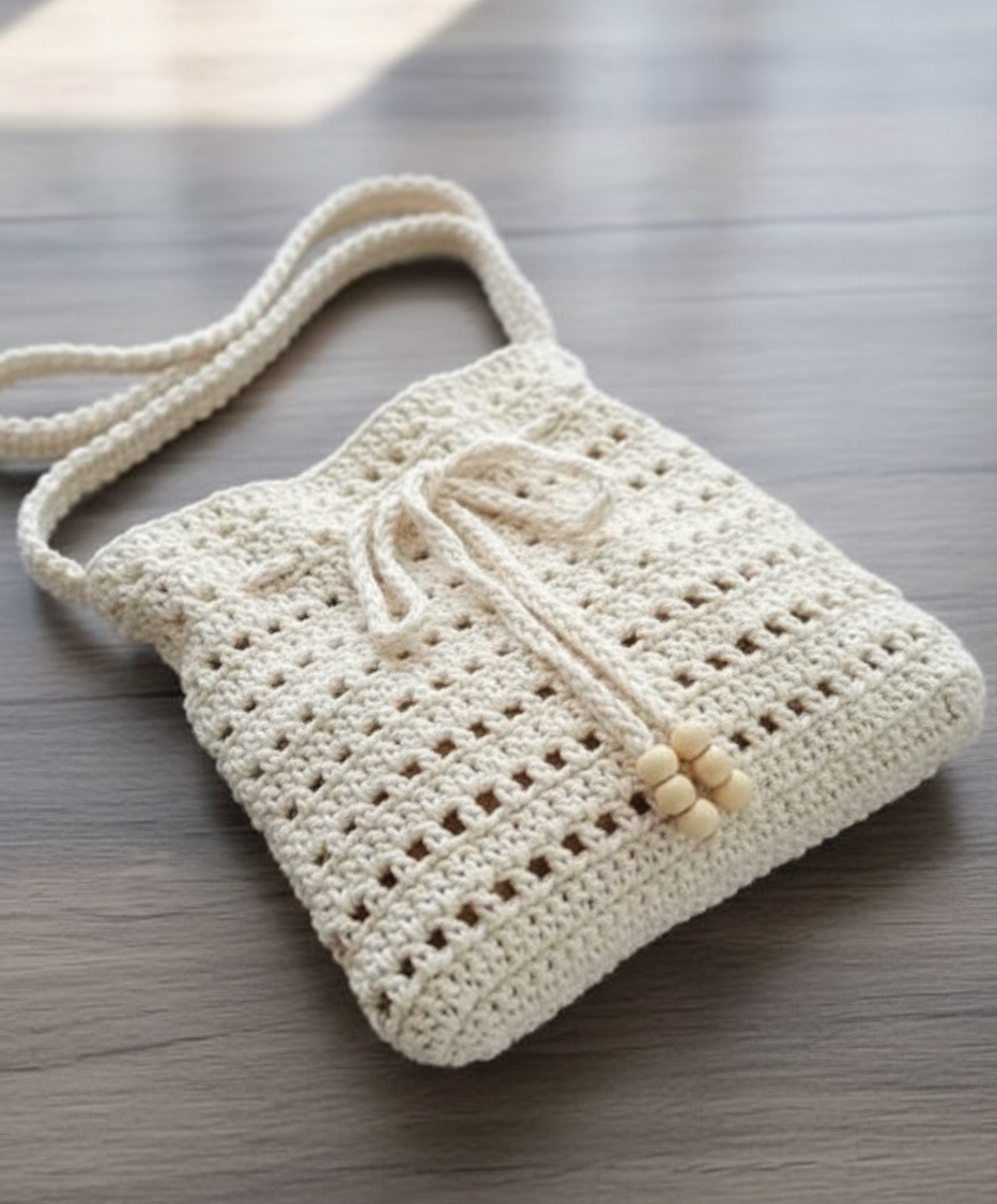 DIY Crochet Handbag – Step-by-Step Video Tutorial for Beginners