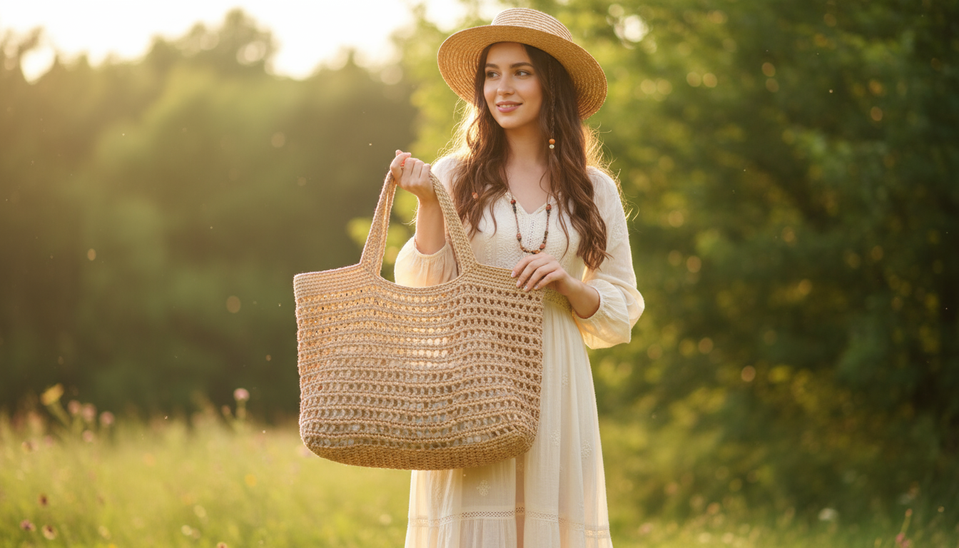 Crochet Bag Video Tutorial – Learn to Make a Pink Mini Handbag Step by Step