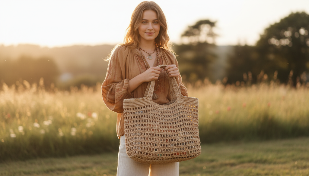 Crochet Bag Video Tutorial – Learn to Make a Pink Mini Handbag Step by Step